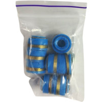 Ремкомплект МТЗ набір сальників клапанів(8 штук) силіконовий(зелений/синій)