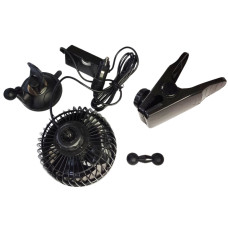 Вентилятор 4,5 " HX-T701E 12V 4W + кліпса, плавне регулювання швидкості