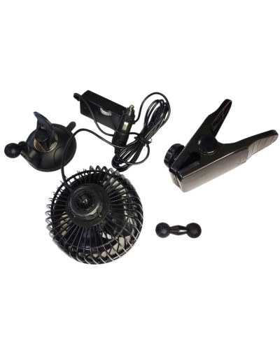 Вентилятор 4,5 " HX-T701E 12V 4W + кліпса, плавне регулювання швидкості