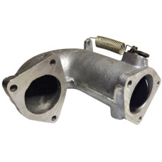 Патрубок перехідний (з заслонкою)(вир-во Білорусь,ММЗ)