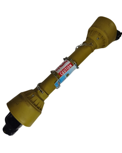 Кардан середній тригранна труба 6х6 880-1250мм (хрестовина 28х73)VTP