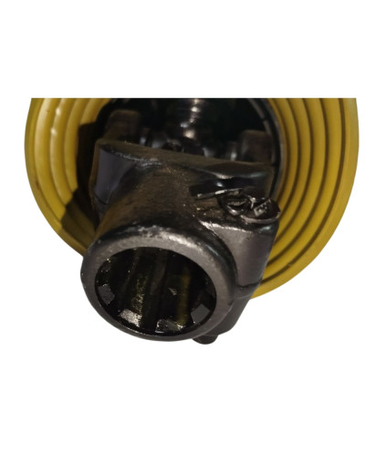 Кардан середній тригранна труба 8х6 800-1100мм (хрестовина 30,2х82) VTP