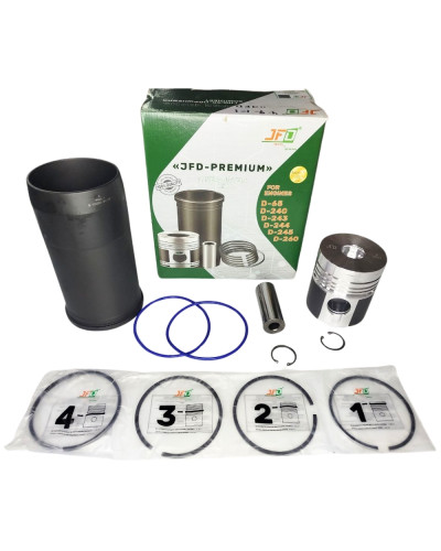 Поршнекомплект(гільза+поршень+кільця+палець+гтв)Д-240(4канавки)(JFD-PREMIUM)