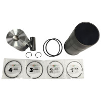 Поршнекомплект СМД-20(гільза+поршень+кільця+палець+ргв) 4 канавки(JFD-PREMIUM)