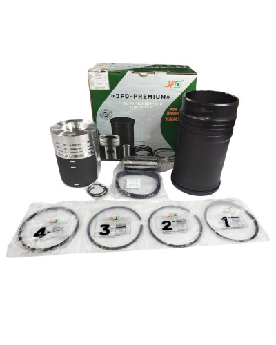 Поршнекомплект ЯМЗ-236(гільза+порш.+кільця+палець)(JFD-PREMIUM)