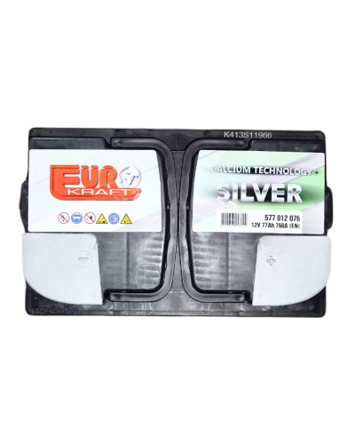 Акумулятор EUROCRAFT SILVER MONBAT 77Ah(-/+) EN760(ЄВРО)