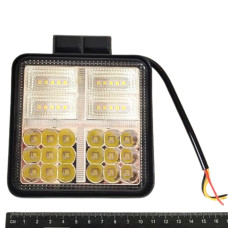 Фара робоча квадратна світлодіодна мультифункціональна 114W