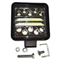Фара робоча квадратна світлодіодна мультифункціональна 26LED 42W