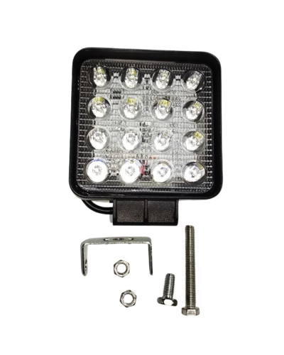 Фара робоча квадратна світлодіодна(вузький промінь)48W AGH