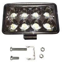 Фара робоча прямокутна світлодіодна 90х155мм 24W