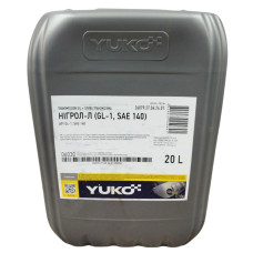Олива Нігрол-Л (GL-1, SAE 140) 20л/17,5 кг YUKO