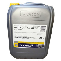 Олива трансмісійна YUKO ТАД-17и (GL-5, 85W90) 20л/17,5кг