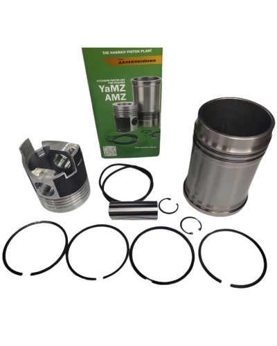 Поршнекомплект СМД-60(М)(гильза+поршень+кільця+палець+ртв)"Дальнобой"(вир-во "Запчасть-Дизель")