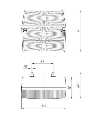 Ліхтар задній(причіп)