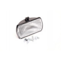 Фара прямокутна протитуманна галогенова алюмінієвий корпус(біле скло)