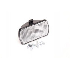 Фара прямокутна протитуманна галогенова алюмінієвий корпус(біле скло)