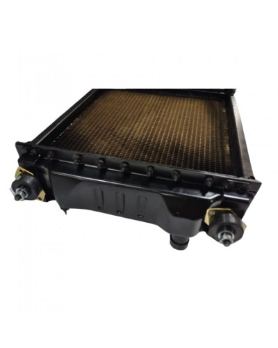 Радиатор МТЗ 4-х рядний (латунний з металевими бачками)(аналог)