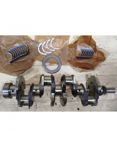 Вал колінчатий з вкладишами Д-245.7,9 Е2 (7 отв) (без шл.) автомоб.(вир-во Білорусь,ММЗ)