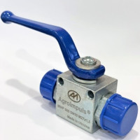 Кран шаровий гідравлічний 2-х ходовий